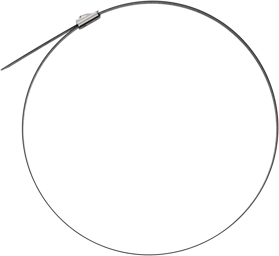 Laido tvirtinimas 250 vnt. 4,6 x 600 mm Juoda
