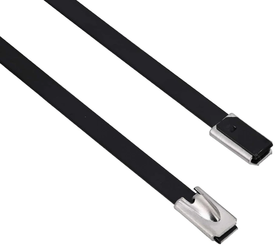 Laido tvirtinimas 50 vnt. 4,6 x 350 mm Juoda