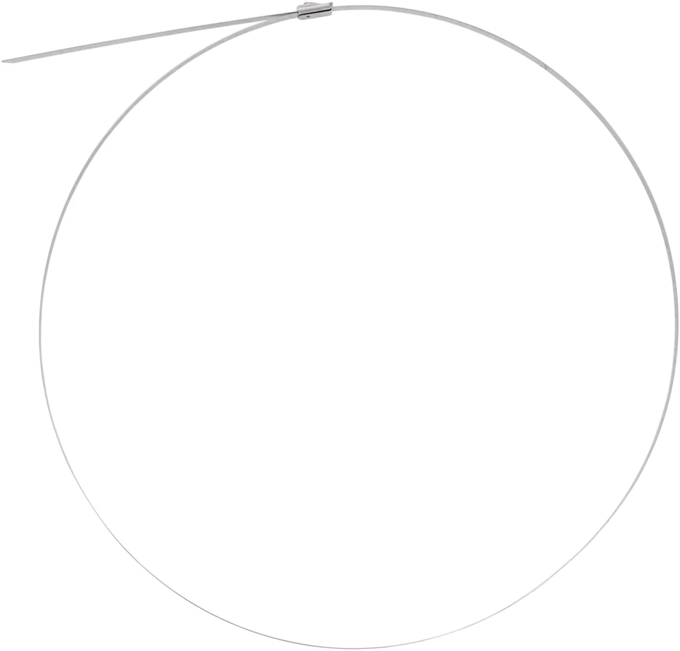 Laido tvirtinimas 50 vnt. 4,6 x 800 mm Sidabrinė
