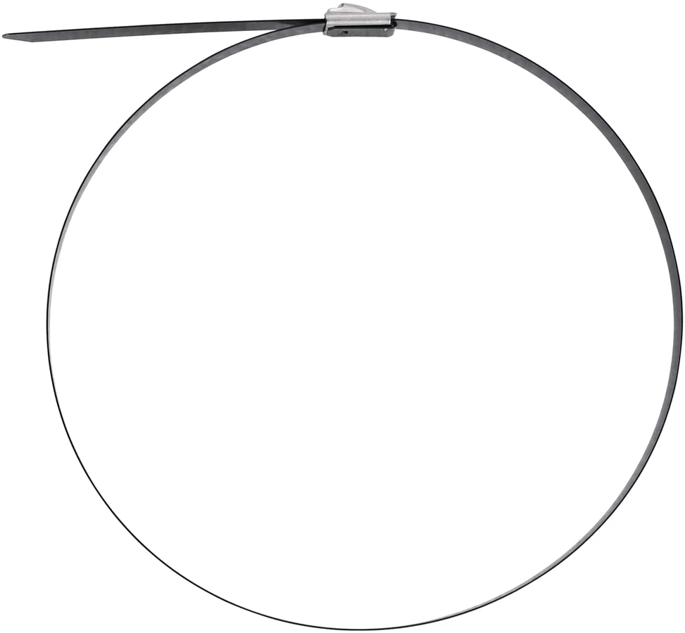 Laido tvirtinimas 50 vnt. 7,9 x 400 mm Juoda