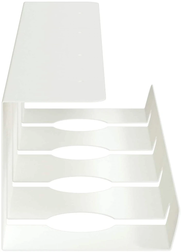 Laidų tvarkymo dėžutė po stalu 2 vnt. Balta 43 x 12 x 10 cm