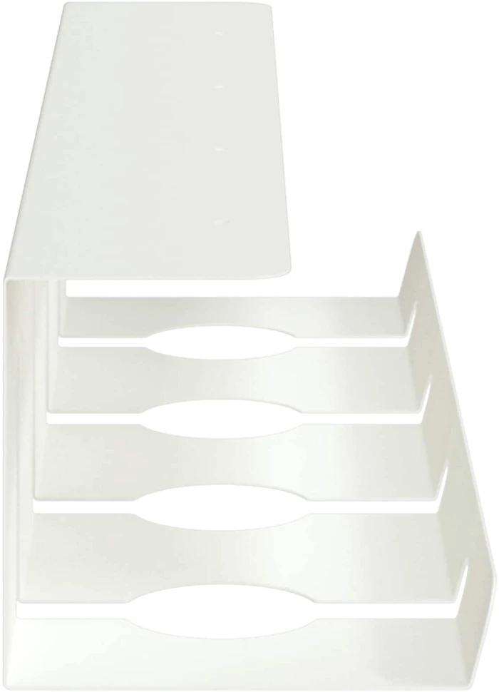 Laidų tvarkymo dėžutė po stalu 2 vnt. Balta 43 x 12 x 10 cm