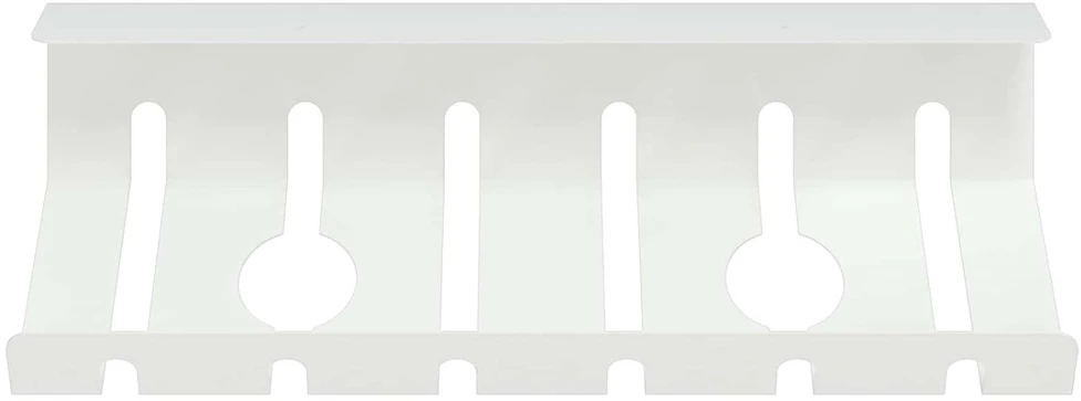 Laidų tvarkymo dėžutė po stalu 2 vnt. Balta 44 x 11,5 x 13,5 cm