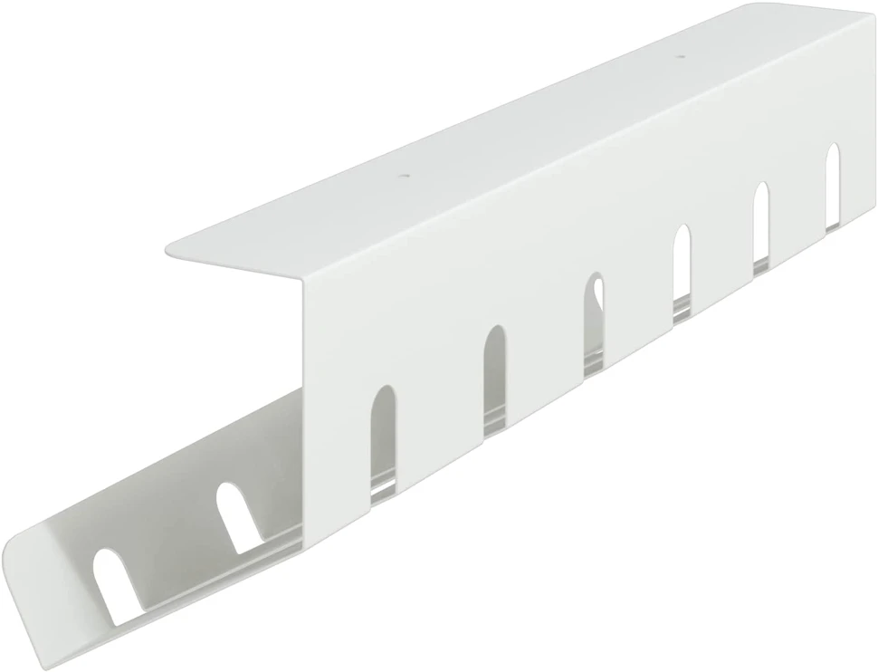 Laidų tvarkymo dėžutė po stalu 2 vnt. Balta 44 x 11,5 x 13,5 cm