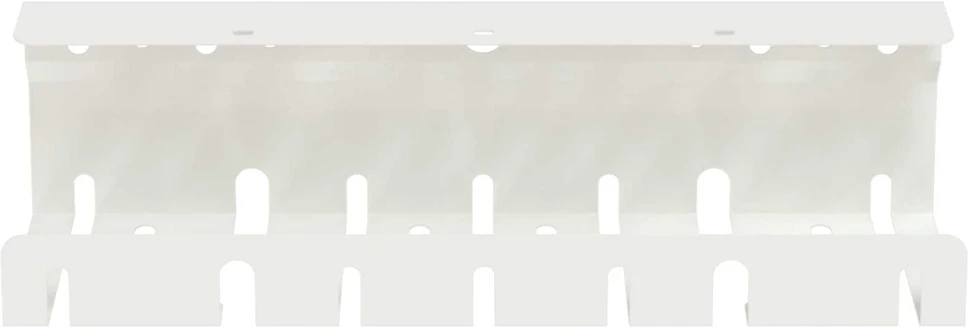 Laidų tvarkymo dėžutė po stalu 2 vnt. Balta 43 x 9 x 11 cm