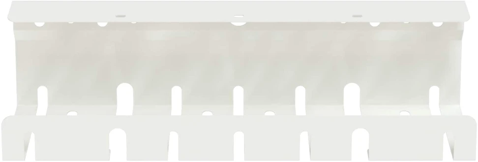Laidų tvarkymo dėžutė po stalu 2 vnt. Balta 43 x 9 x 11 cm