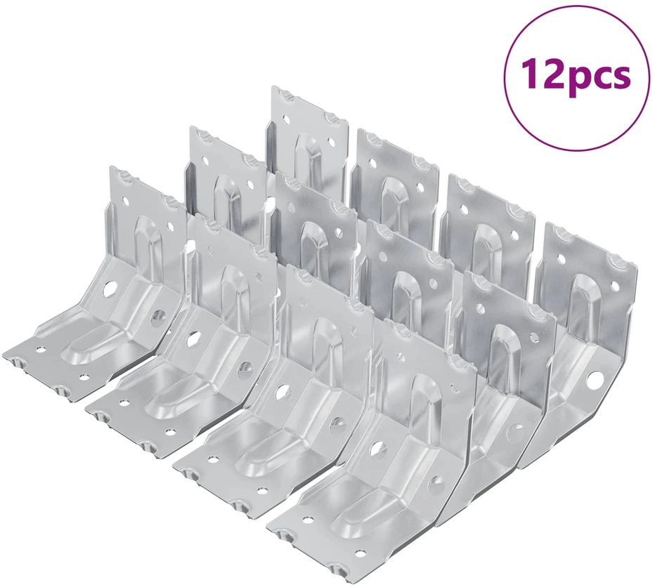 Laikiklis 12 Cinkuota 106 x 55 x 1,5mm Plienas