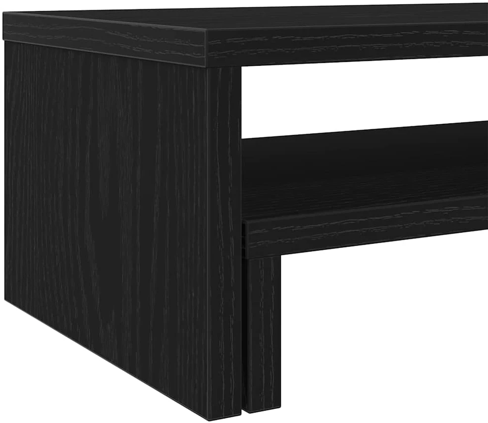 Laikiklis Monitoriaus stovas, juodo ąžuolo spalvos, 54x22x15 cm, inžinerinė mediena