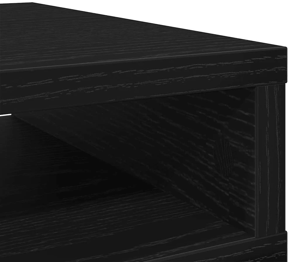 Laikiklis Monitoriaus stovas, juodo ąžuolo spalvos, 50x27x15 cm, inžinerinė mediena