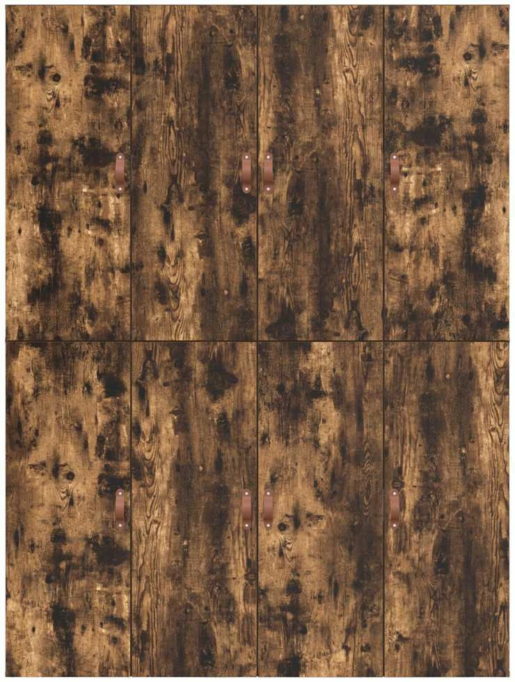 Lova su daiktų laikymo vieta Rūkyta ąžuolas 140 x 190 cm