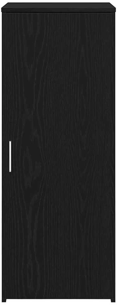Daiktadėžė, juoda, 40x45x103,5 cm, inžinerinė mediena