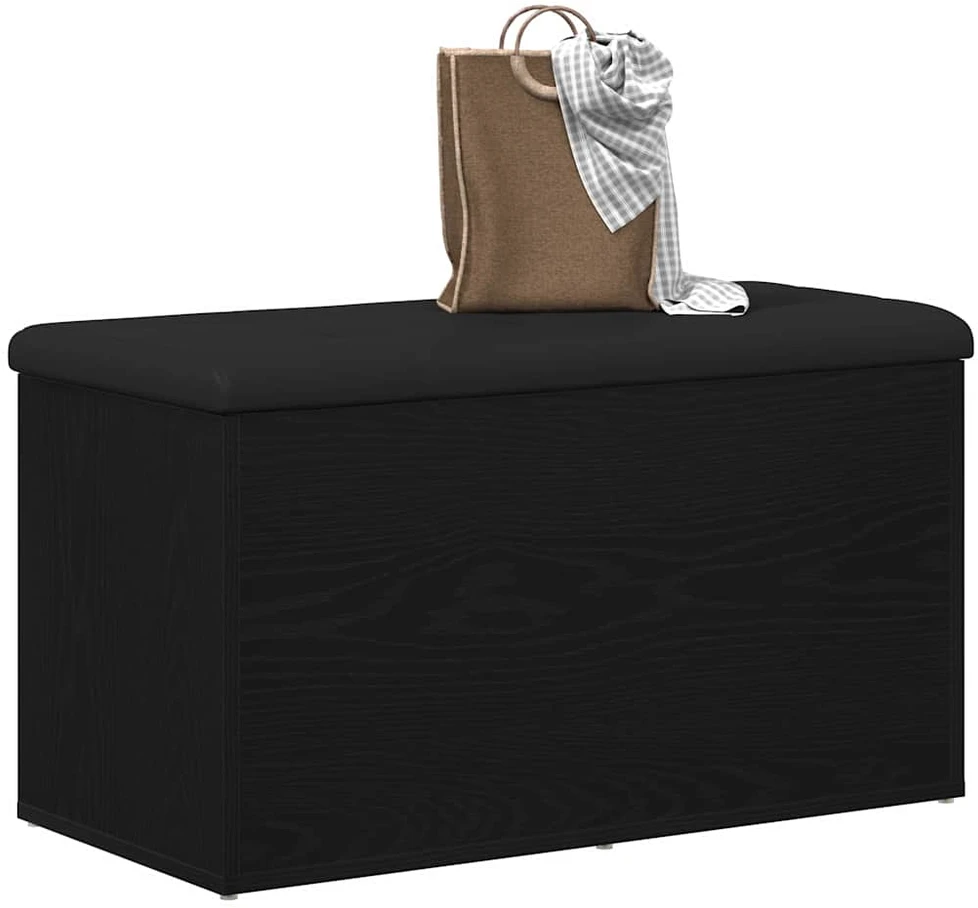 Laikymo suolas Juodas ąžuolas 82 x 42 x 45 cm Apdirbta mediena