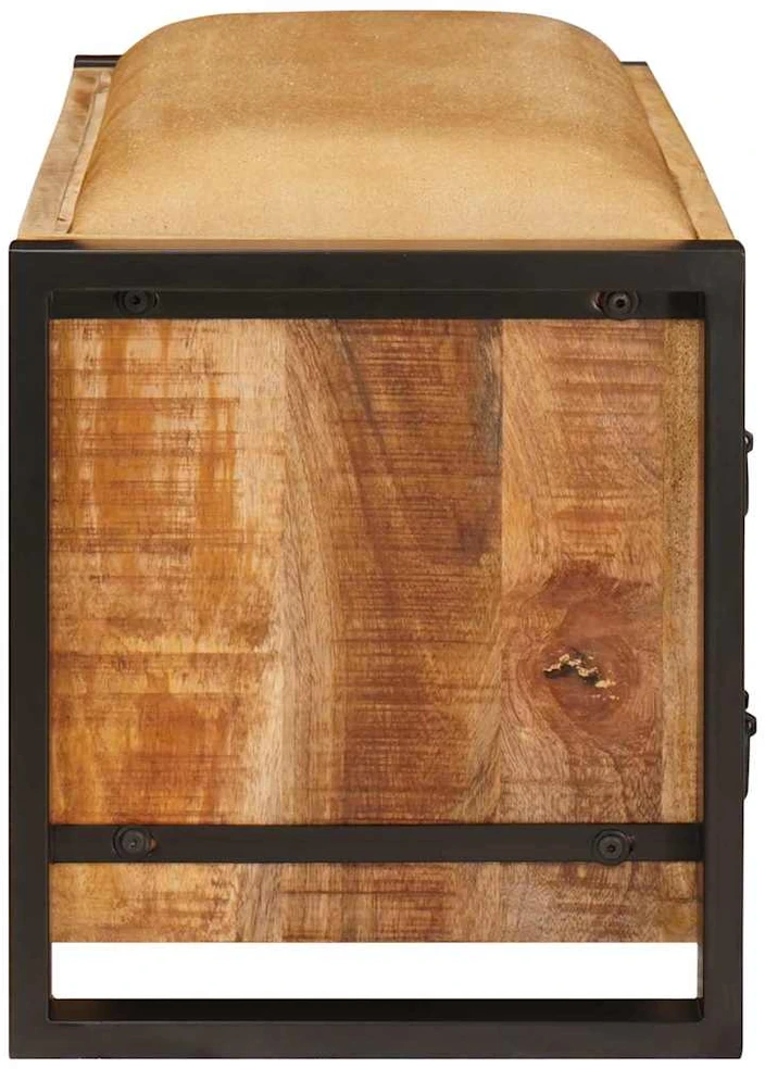 Laikymo suolas Ruda 80 x 35 x 40 cm Mango medienos masyvas