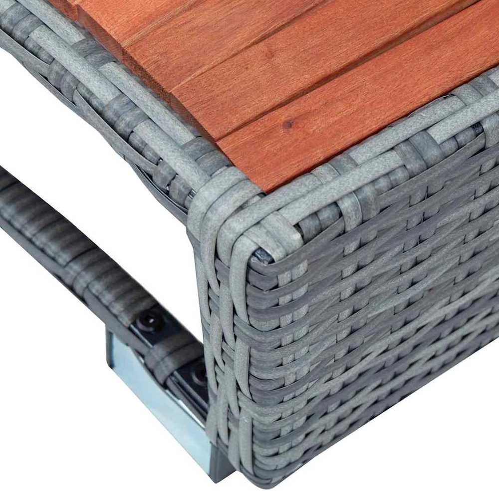 Laiptelis Spa baseinui, 92x45x25cm, poliratanas