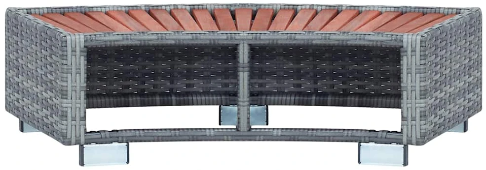 Laiptelis Spa baseinui, 92x45x25cm, poliratanas
