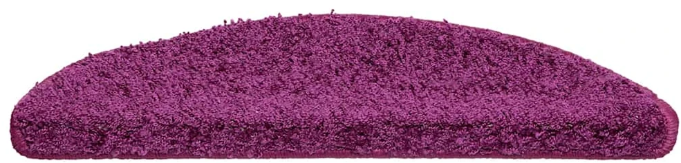 Laiptų kilimėliai, 10vnt., violetinės spalvos, 56x17x3cm