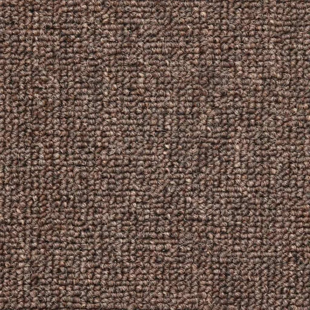 Laiptų kilimėliai, 10vnt., kavos rudos spalvos, 56x17x3cm
