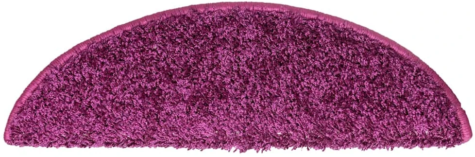 Laiptų kilimėliai, 10vnt., violetinės spalvos, 56x17x3cm