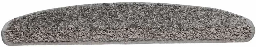 Laiptų kilimėliai, 10vnt., pilkos spalvos, 65x21x4cm