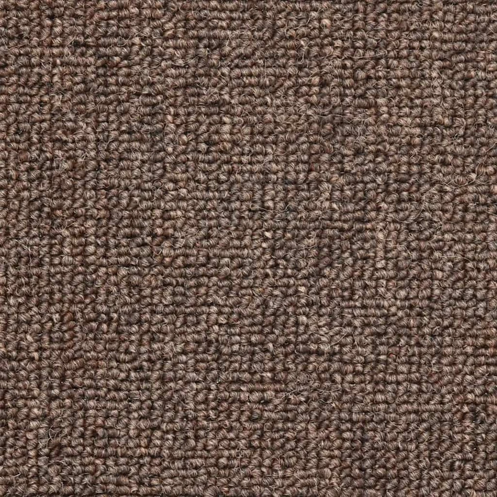 Kilimėliai laiptams, 15vnt., rudos kavos spalvos, 56x17x3cm