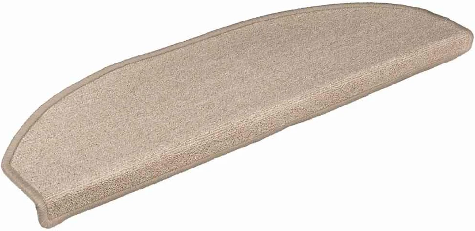 Kilimėliai laiptams, 15vnt., taupe spalvos, 56x17x3cm