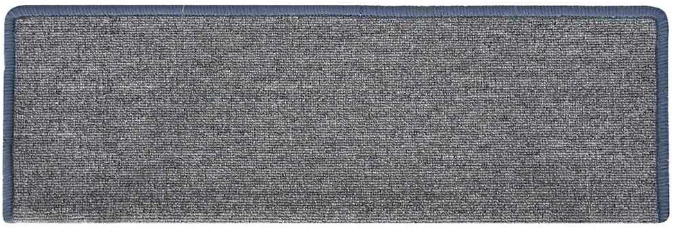 Laiptų kilimėliai, 15vnt., violetiniai ir mėlyni, 65x21x4cm