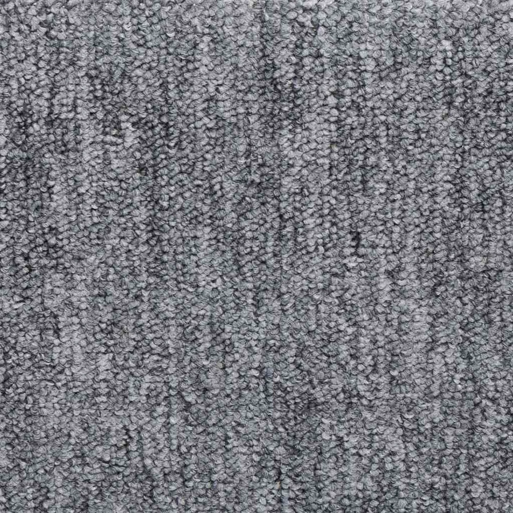 Laiptų kilimėliai, 15vnt., baltos ir pilkos spalvos, 65x21x4cm