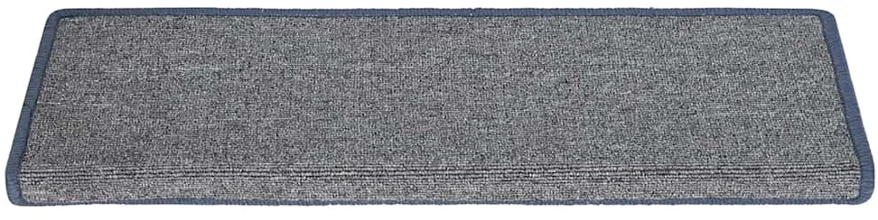 Laiptų kilimėliai, 15vnt., violetiniai ir mėlyni, 65x21x4cm