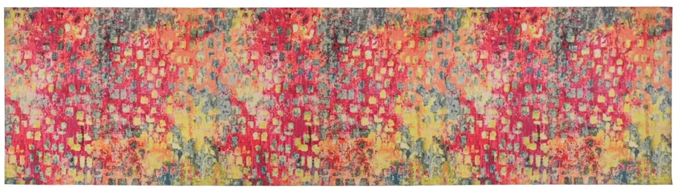 Laiptų kilimėliai 15 vnt. 76 x 20 cm Įvairiaspalvis Poliesteris