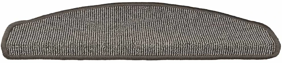 Laiptų kilimėliai, 15vnt., pilkos spalvos, 65x21x4cm