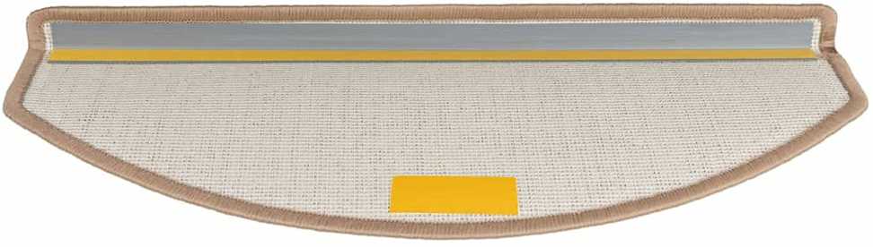 Savaime prilipantys laiptų kilimėliai 20 vnt. 65 x 24 x 4 cm