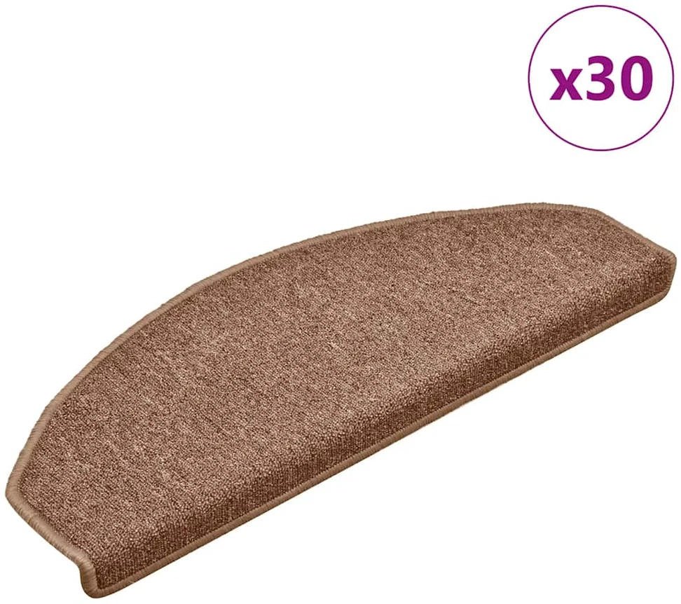 Savaime prilipantys laiptų kilimėliai 30 vnt. 65 x 24 x 4 cm