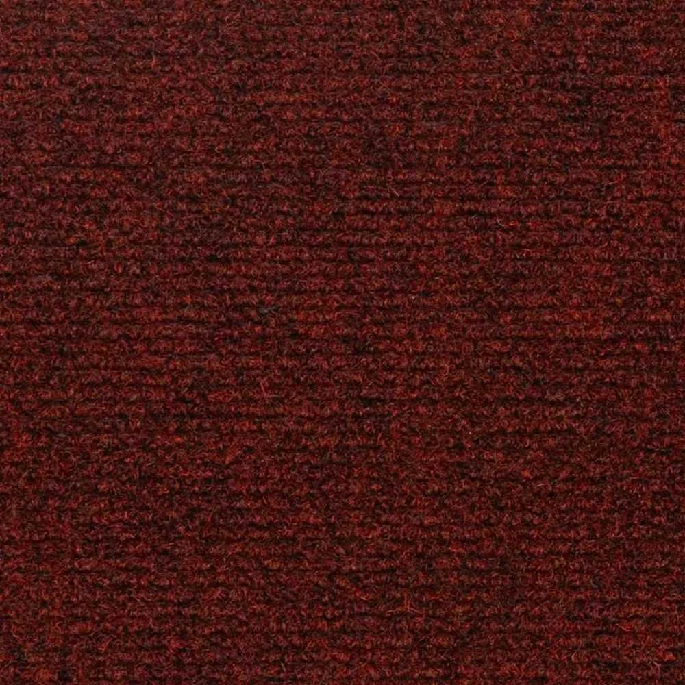 Laiptų kilimėliai, lipnūs, 30 vnt., 76x20 cm, bordo raudoni, stačiakampiai
