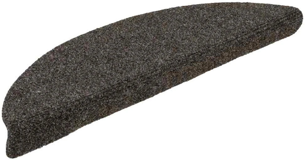 Lipnūs laiptų kilimėliai, 10vnt., antracito, 56x17x3cm