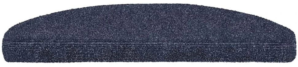 Lipnūs laiptų kilimėliai, 10vnt., mėlynos spalvos, 65x21x4cm