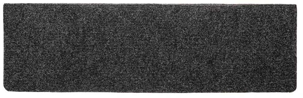 Laiptų kilimėliai, 10vnt., pilki 65x21x4cm, perforuoti adatomis