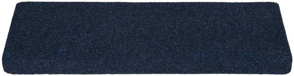 Laiptų kilimėliai, 15vnt., mėlyni 65x21x4cm perforuoti adatomis