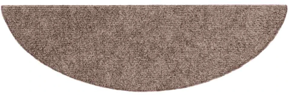 Laiptų kilimėliai, lipnūs, 30 vnt., 56x17x3 cm, šviesiai rudos spalvos, pusapvaliai