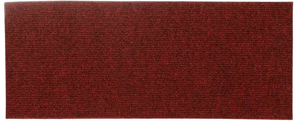 Laiptų kilimėliai, lipnūs, 30 vnt., 60x25 cm, bordo raudoni, stačiakampiai