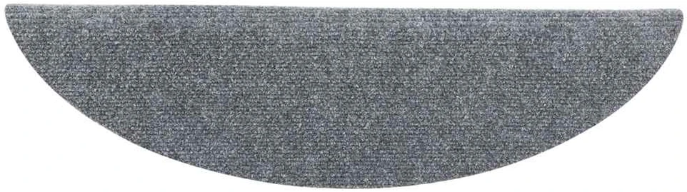 Lipnūs laiptų kilimėliai, 5vnt., šviesiai pilki, 56x17x3cm