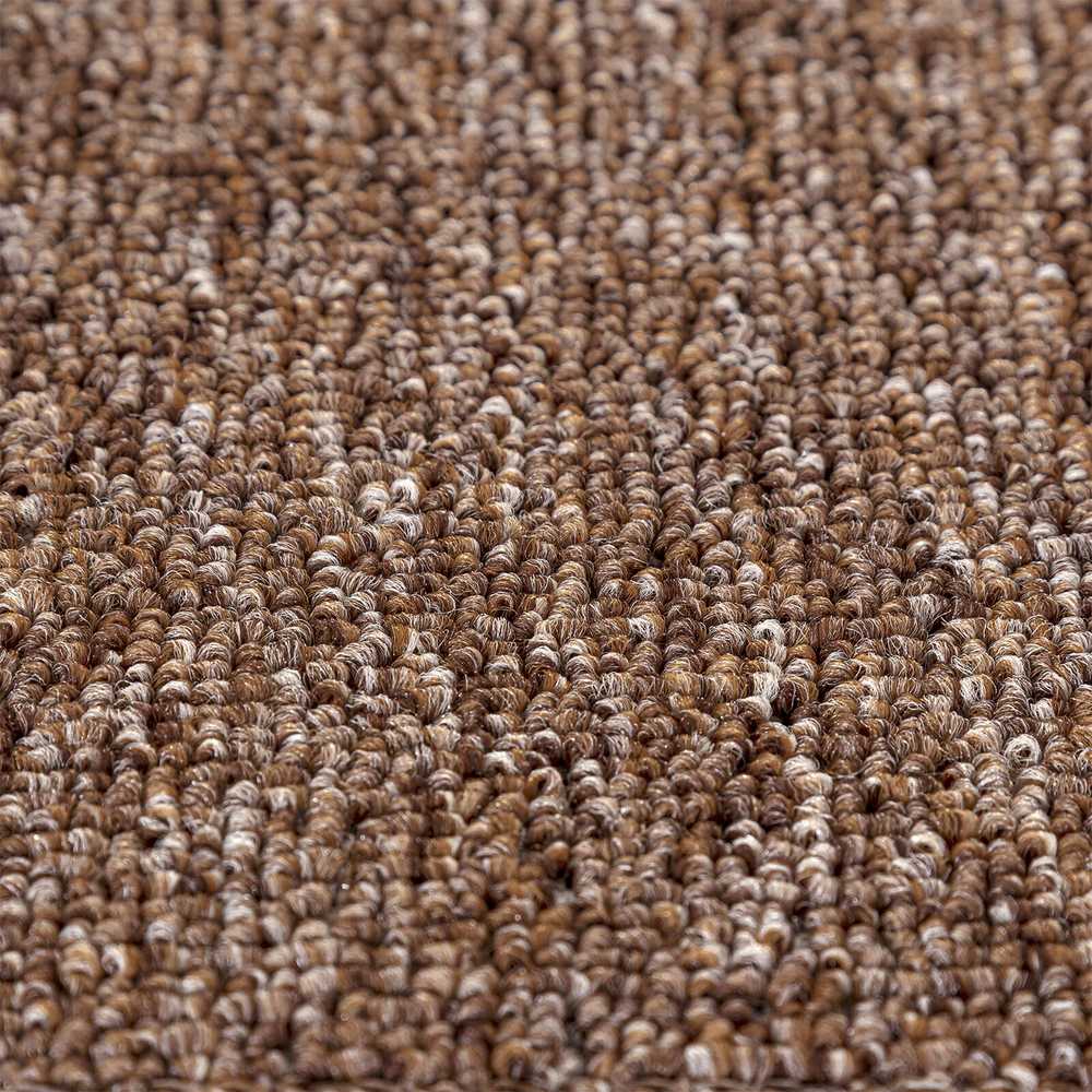 Slydimui atsparūs laiptų kilimėliai 15 vnt. 60 x 25 cm Ruda PP