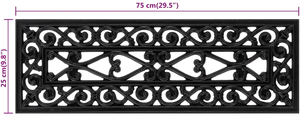 Laiptų pakopos, 10vnt., 25x75cm, guma