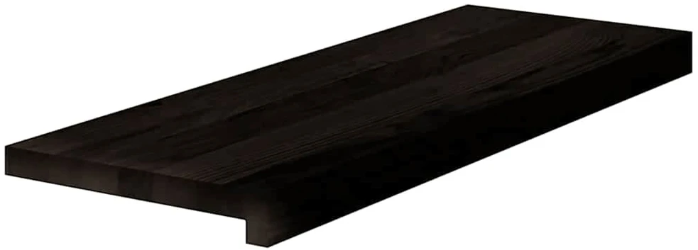 Laiptų pakopos, 12 vnt., tamsiai rudas, 70x25x2 cm, ąžuolo