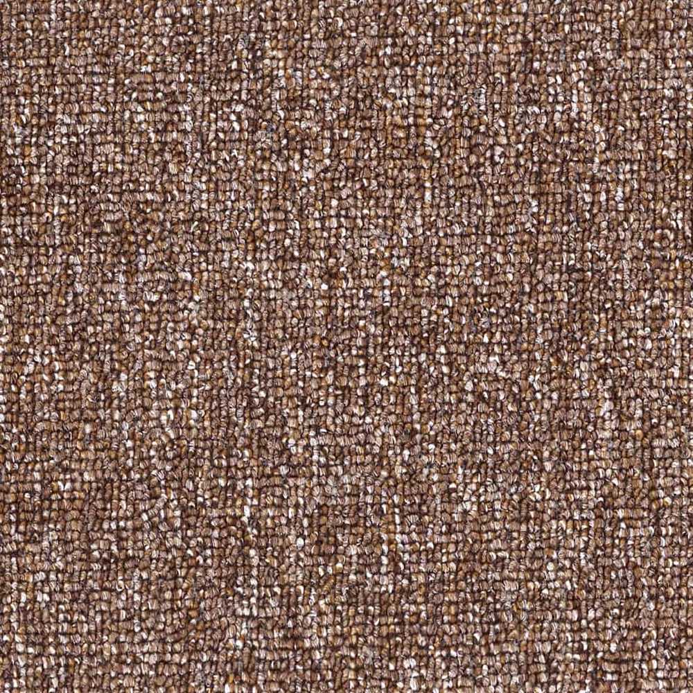 Slydimui atsparūs laiptų kilimėliai 15 vnt. 60 x 25 cm Ruda PP