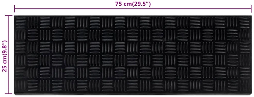 Laiptų pakopos, 5vnt., 25x75cm, guma