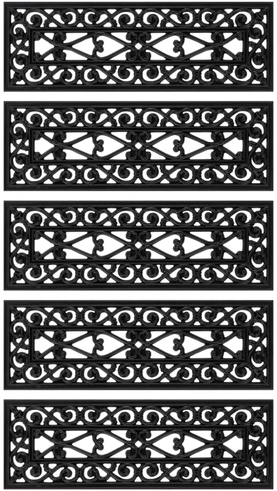 Laiptų pakopos, 5vnt., 25x75cm, guma
