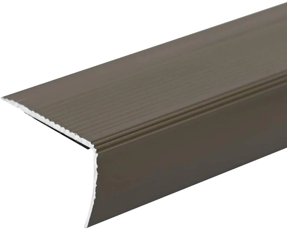 Laiptų profiliai 10 vnt. Ruda 67 x 3.5 x 3 cm Aliuminis