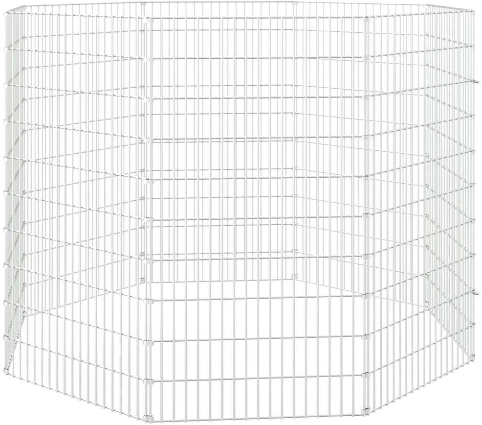 Aptvaras gyvūnams, 8 segmentai, 54x100cm, galvanizuota geležis