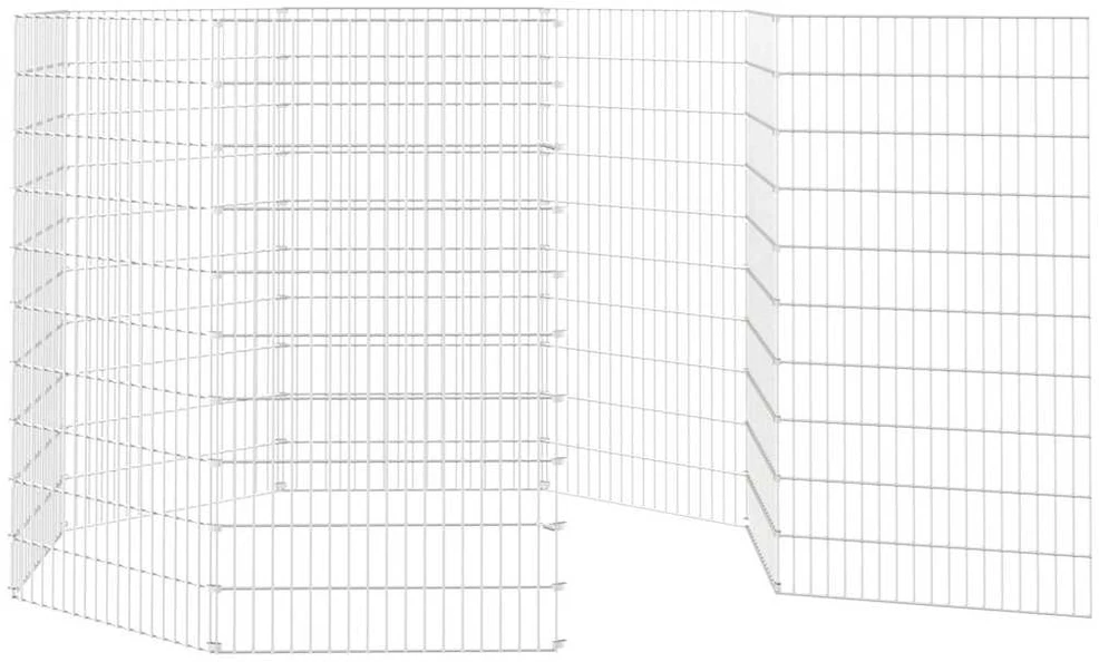 Aptvaras gyvūnams, 8 segmentai, 54x100cm, galvanizuota geležis