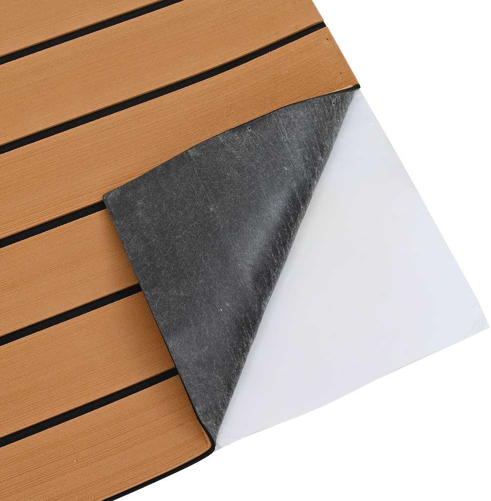laivo grindys savaime klijuojančios rudos ir juodos 240x60 cm EVA putos